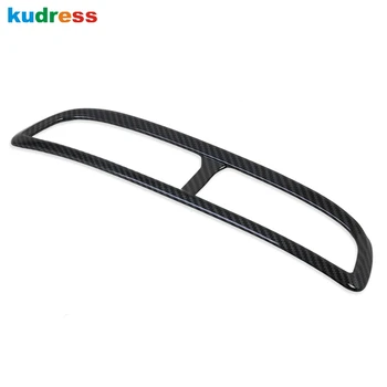 

For Hyundai Tucson 2019 2020 Carbon Fiber Car styling Center Console Air Conditioning Outlet frame covers Stickers trim