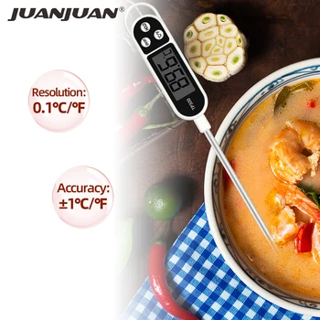 

TP300 Food Thermometer Meat Cooking Tools Pen-type Structure Food Probe For Kitchen Barbecue with Digital Probe 40%off