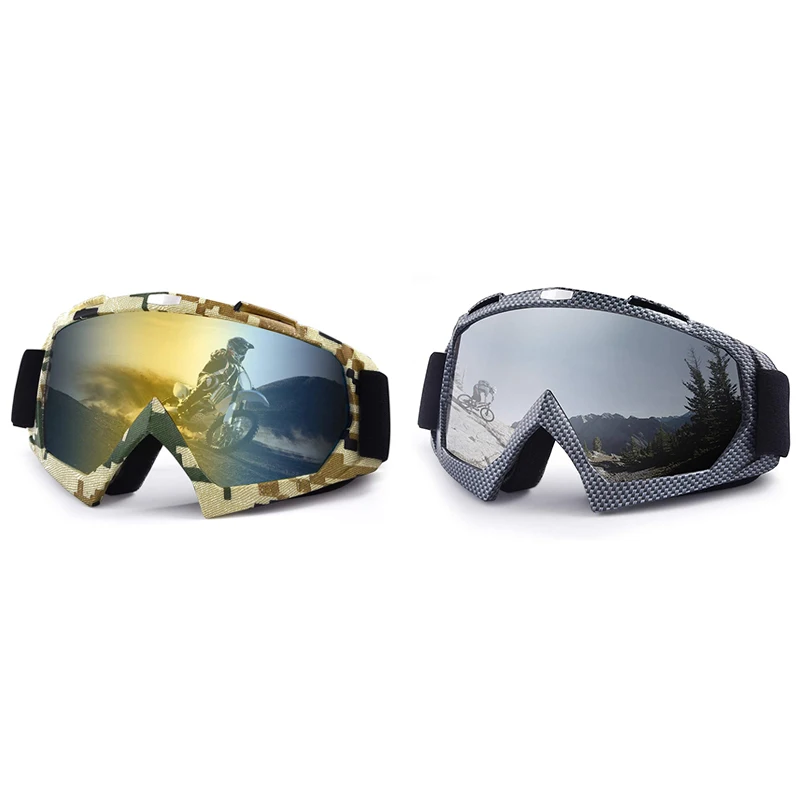 Gafas Para Esqui Motociclismo Con Banda Ajustable Anti Niebla Con Proteccion UV 