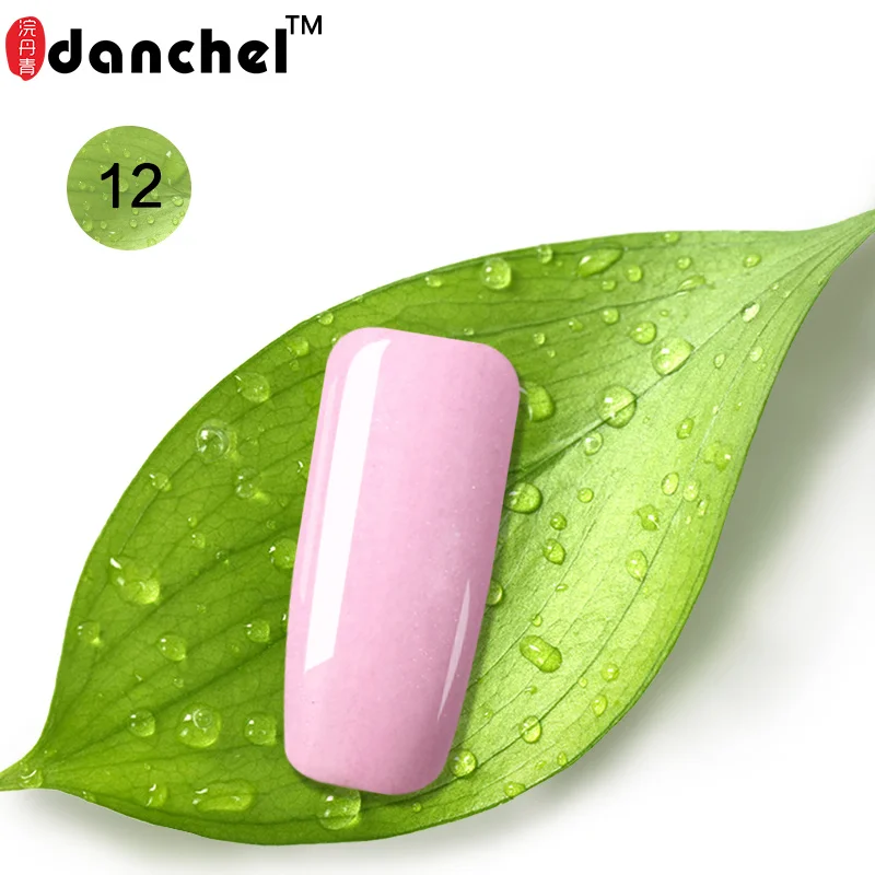 12 Danchel 1-40 Цвет 9 мл гель покрытые лаком ногти искусство гель uv Vernis светодиодная база для ногтей! полупостоянная светодиодный Soak Off Гель-лак для ногтей - Цвет: 12