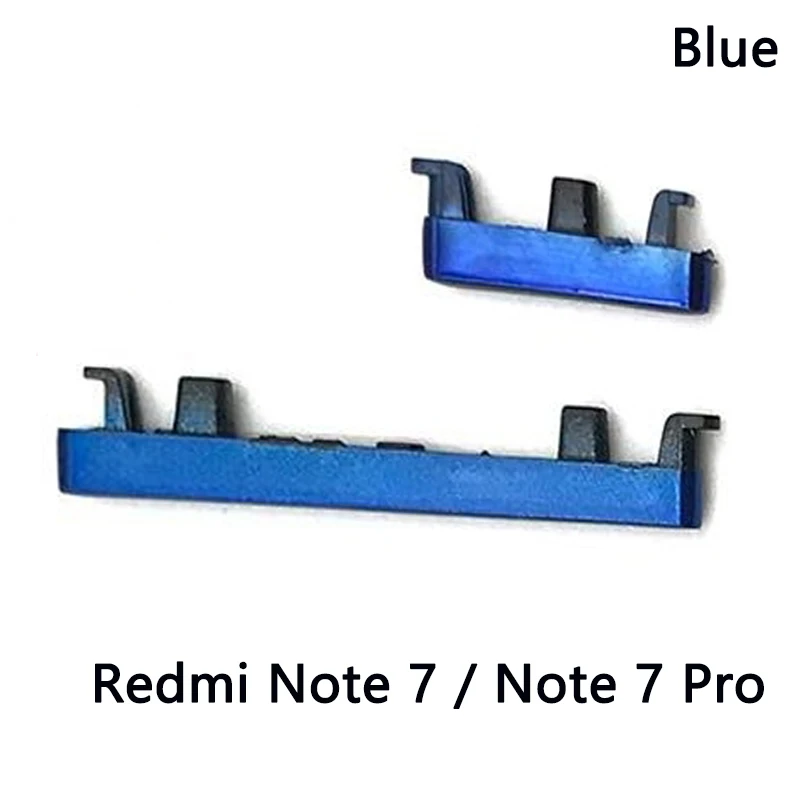 For Xiaomi Redmi Note 9S Side Key Volume Buttton + Power On / Off Side Key Set For Xiaomi Redmi Note 10 Pro Volume Side Button cell phone housing Housings & Frames