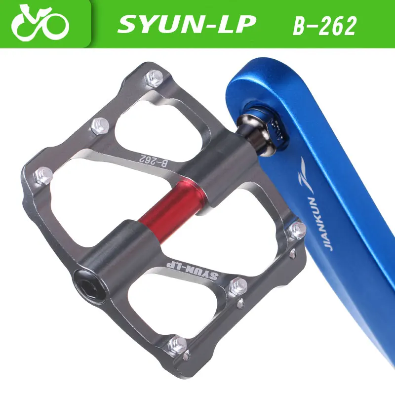 Велосипедная педаль с 3 подшипниками Нескользящие ультралегкие педали для