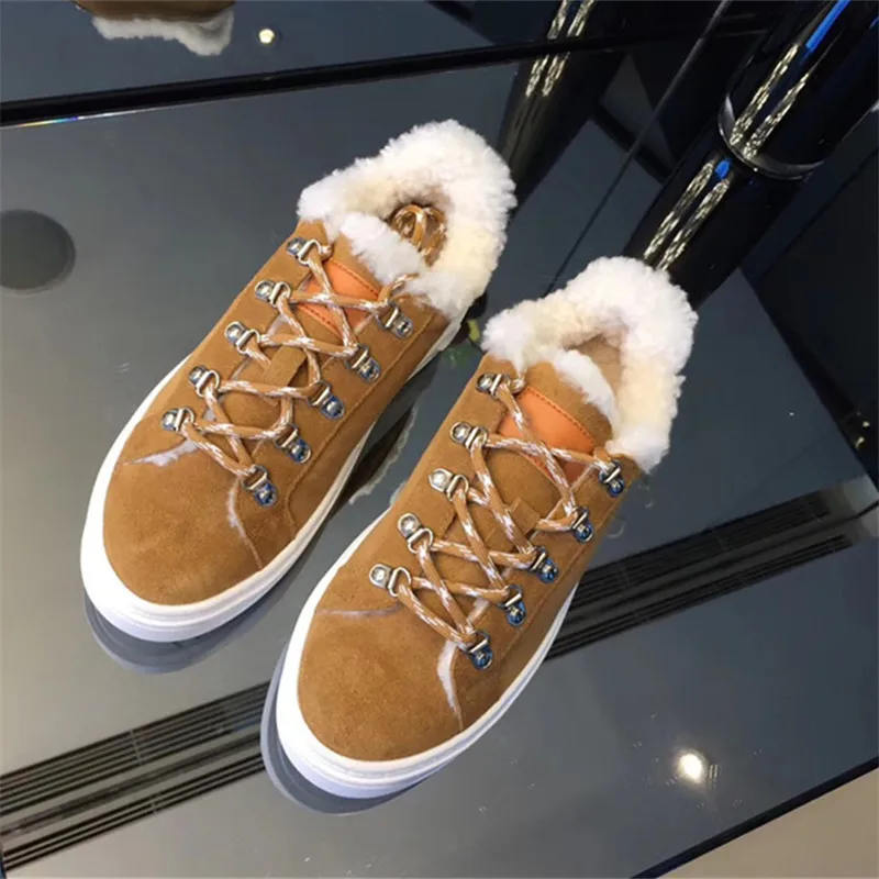 Zapatillas mujer; женские кроссовки; женская обувь с перекрестной шнуровкой; Zapatos De Mujer; женская обувь на низком каблуке; модная обувь из плюша; chaussures femme