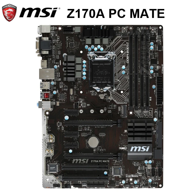 Placa Base Original Msi Z170a Para Pc Intel Z170 Lga 1151 Ddr4 64gb Doble Canal Ddr4 Pci E 3 0 Z170 1151 Atx Placas Base Aliexpress