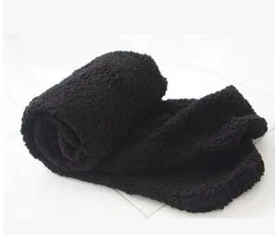Sparsil, женский зимний шарф из овечьей шерсти, корейский, милый, Пашмина, шаль, осенняя, женская, теплая, утолщенная, одеяло, шарфы, 190X23 см - Цвет: 1Black