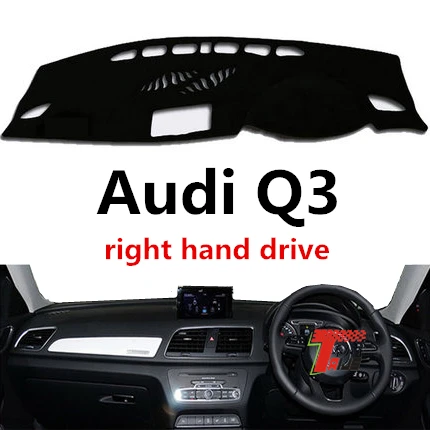 Taijs правая накладка приборной панели автомобиля для Audi Q3 полистер волокно анти УФ Избегайте света приборной панели автомобиля ковер для Audi Q3