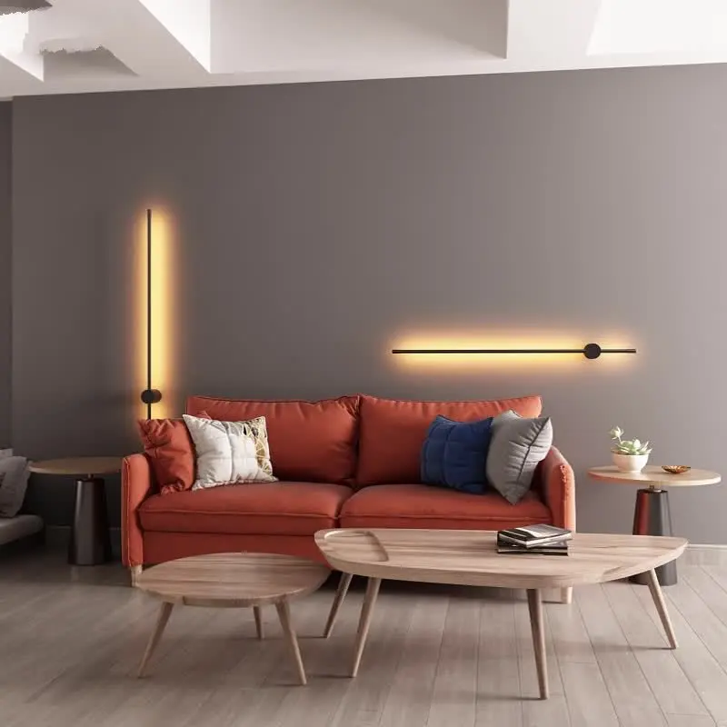 Surface Mounted Solid Wood Downlight Sofa Background Wall Decoration Lamp Nordic Minimalist Bedside Wall Lamp Skingk LED Single Head Spotlight Living Room Channel Wall Lamp