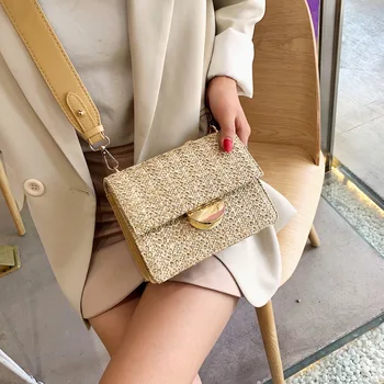 

Mini Weaving Crossbody Bags for Women 2019 Summer Ladies Leather Purses and Handbags Female Travel Shoulder Messenger Bag