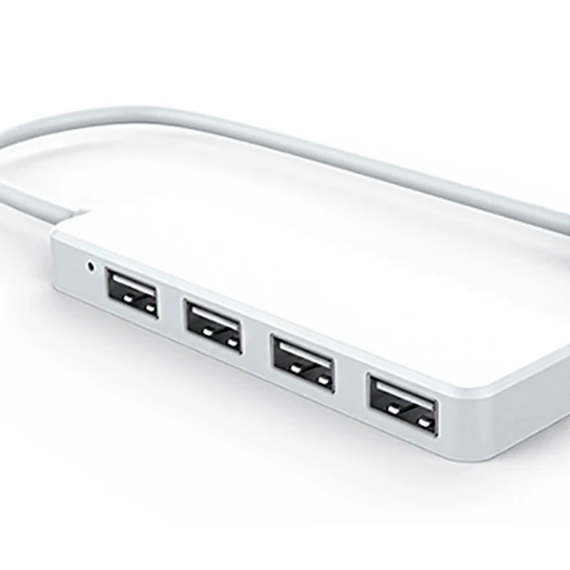 Ультра тонкий usb-хаб 2,0 4 USB порта Высокоскоростной разветвитель для ПК компьютера ноутбука настольная ступица мульти порты портативный и мини Hab адаптер концентраторы