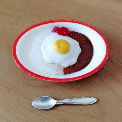 Япония подлинные партии Карри яйцо рис Мука rement конфеты, продукты мебель игрушки матч Лес животных Семья коллекционная игрушка