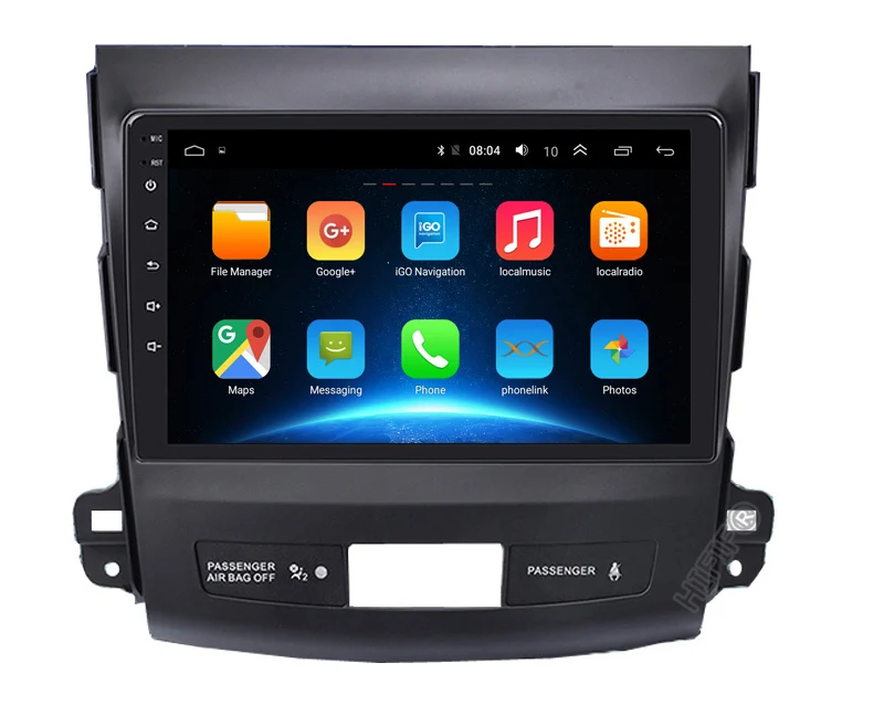Автомобильный DVD мультимедийный плеер для Mitsubishi Outlander XL 2005- 2din Android 9,0 радио магнитофон навигация gps