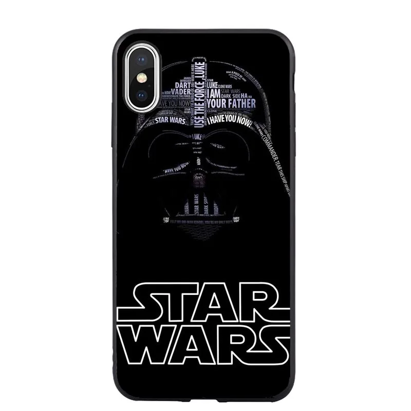 Звездные войны BB8 штурмовик, Дарт Вейдер Мягкий силиконовый чехол для телефона чехол для iPhone 5 5S SE 6 6splus 7 8 Plus X XR XS MAX - Цвет: TPU