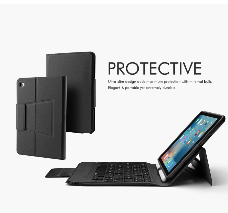 [Новинка] 4,0 Беспроводная bluetooth-клавиатура для iPad mini 4/5, кожаный чехол Премиум+ все в дизайне+ 7 цветов подсветки