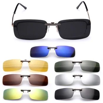 

Men's Women's Polarized Day Night Vision Clip On Lens Glasses Sunglasses Fashion X7YA