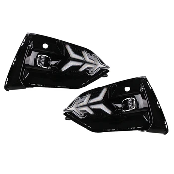 

2Pcs for 2018-2019 Ford New Focus with Yellow and Blue Modified LED Daytime Running Lights