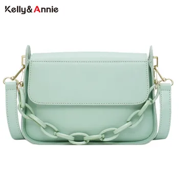 

Brand Designer Chains Handle Women Handbag Female Shoulder Messenger Bags PU Leather Fashion Crossbody Sac Hand Bag Bolso NEW