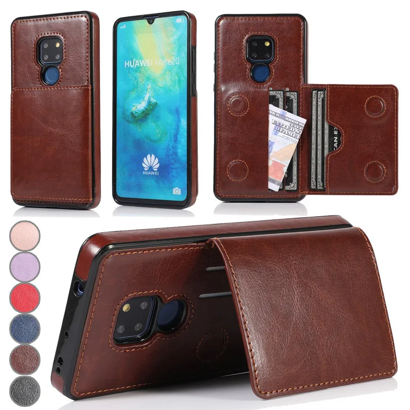 Мульти держатели карт флип кожаный чехол для huawei mate 20 Чехлы-бумажники Противоударный задняя крышка для huawei P30 Pro mate 20 Lite Coque