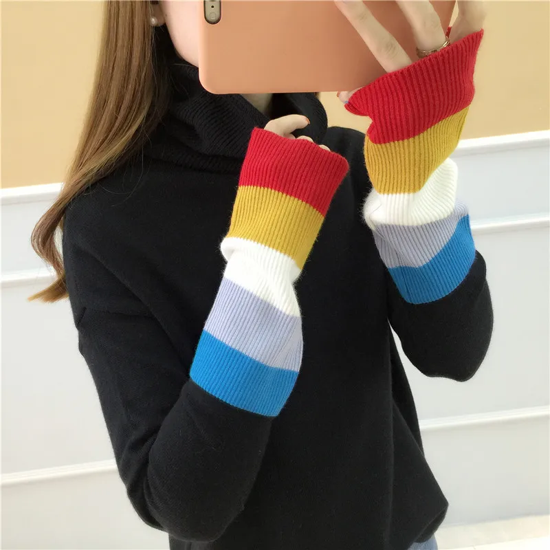 see chart 8961 new striped rainbow sleeve, 42-1, 7 rows, 2 shelves - Color: see chart