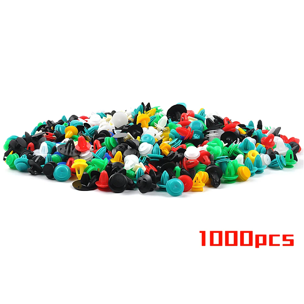 500 шт. универсальные автомобильные защелки пластиковые крепежи зажимы для
