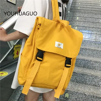 

Waterproof Backpack Women Canvas School Bags Travel Bag for Teenage Girls Bagpack Rucksack Ladies Sac A Dos Mochila Mujer 2019