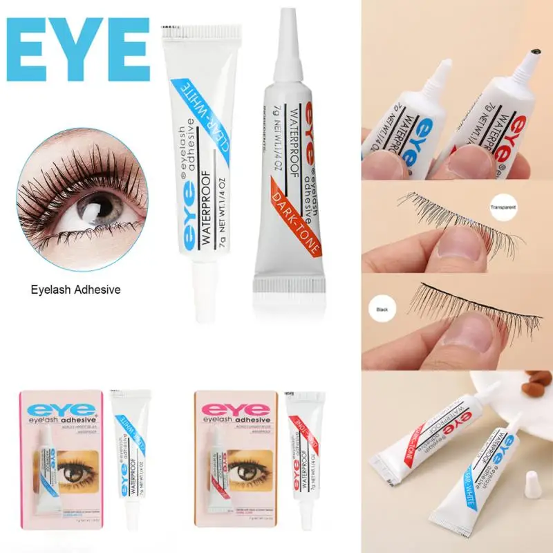 Сильный клей прозрачный для накладных ресниц прозрачный/темно