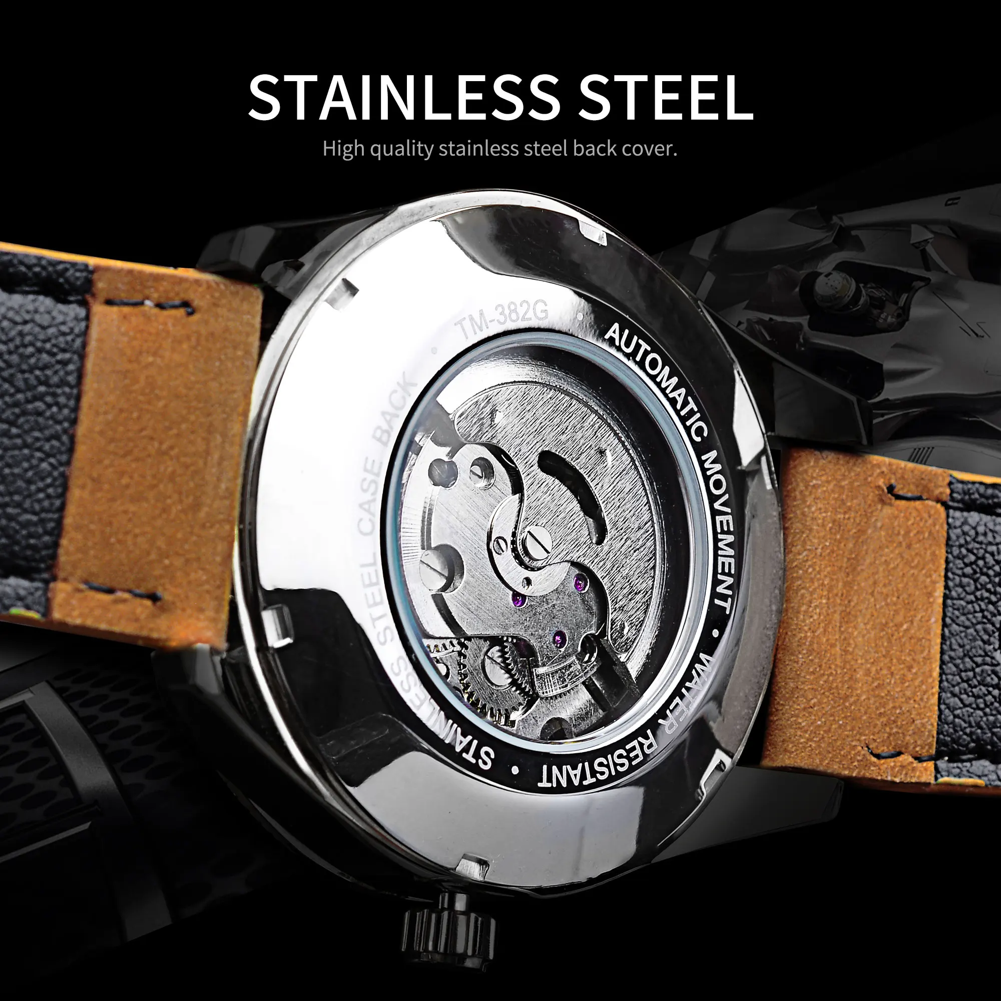 Forsining Date Men Automatic Watches Sport Style Men's