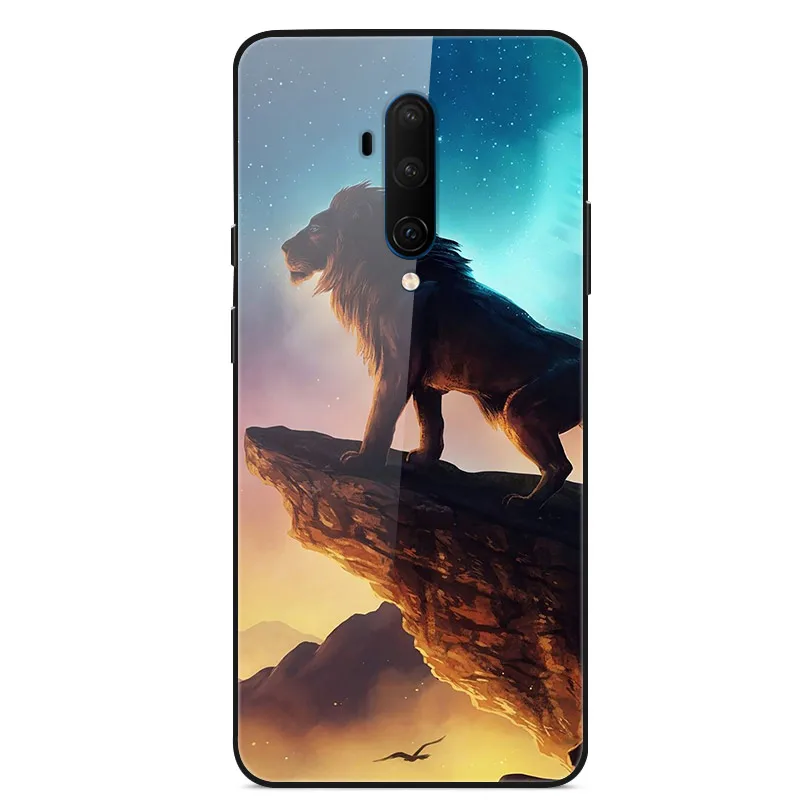 Для Oneplus 7 T Pro Чехол из закаленного стекла жесткий чехол для телефона для Oneplus 7TPro TPU бампер чехол s для One plus 7 T 7 T Pro