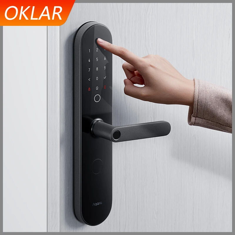 

Oklar 2021 New Fashion Cheap Stock Automatic High Quality Smart Fingerprint Face Recognition Eletronic Lock Alpha-1-Y
