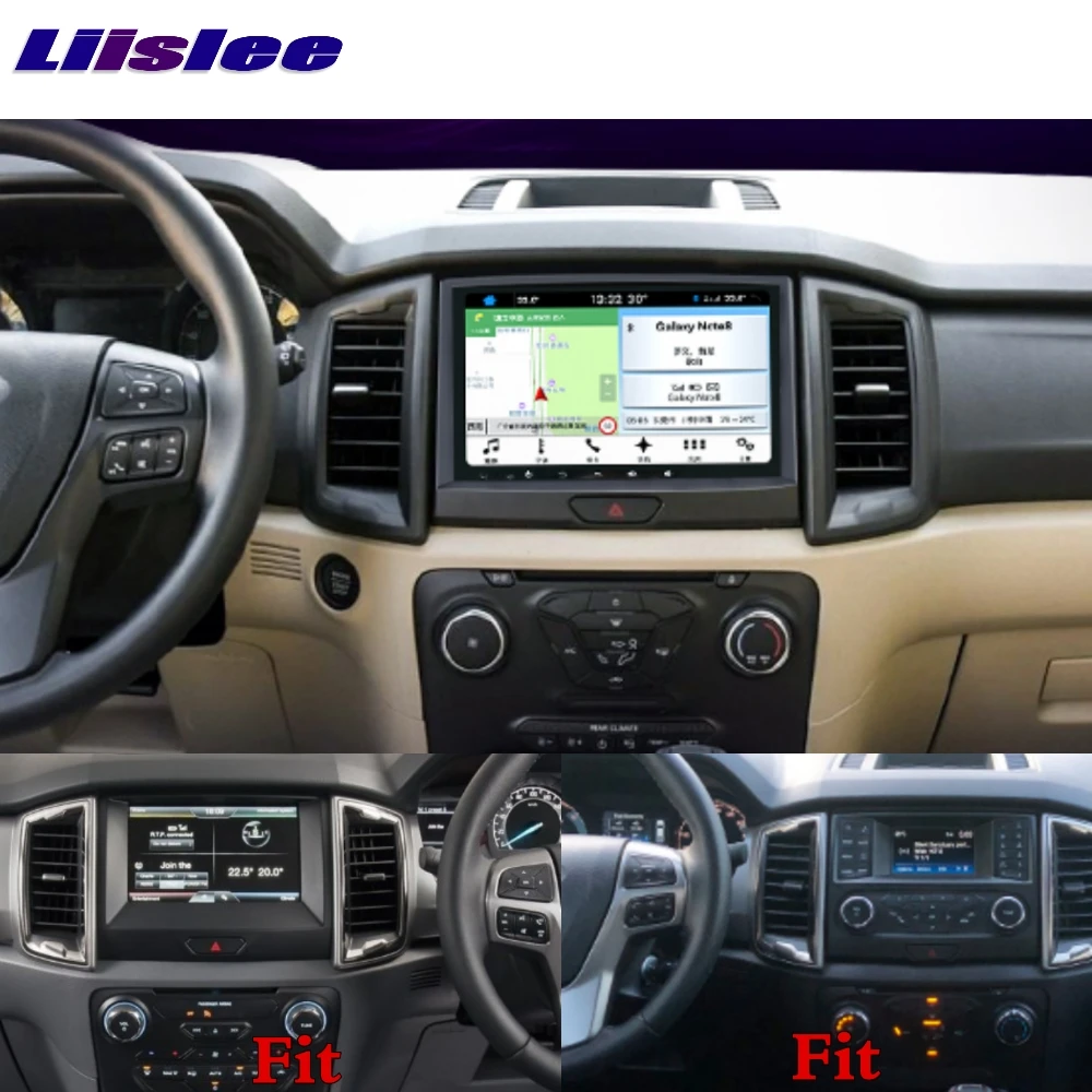 LiisLee автомобильный мультимидийный навигатор HiFi аудио Радио стерео для Ford Ranger T6~ стиль carplay адаптер навигация NAVI