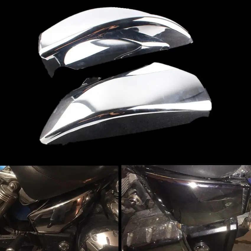 Набор боковых крышек для Honda VTX1800 VTX 1800 2002 - 2008 2003 2004 2005 2006 2007 хромированные