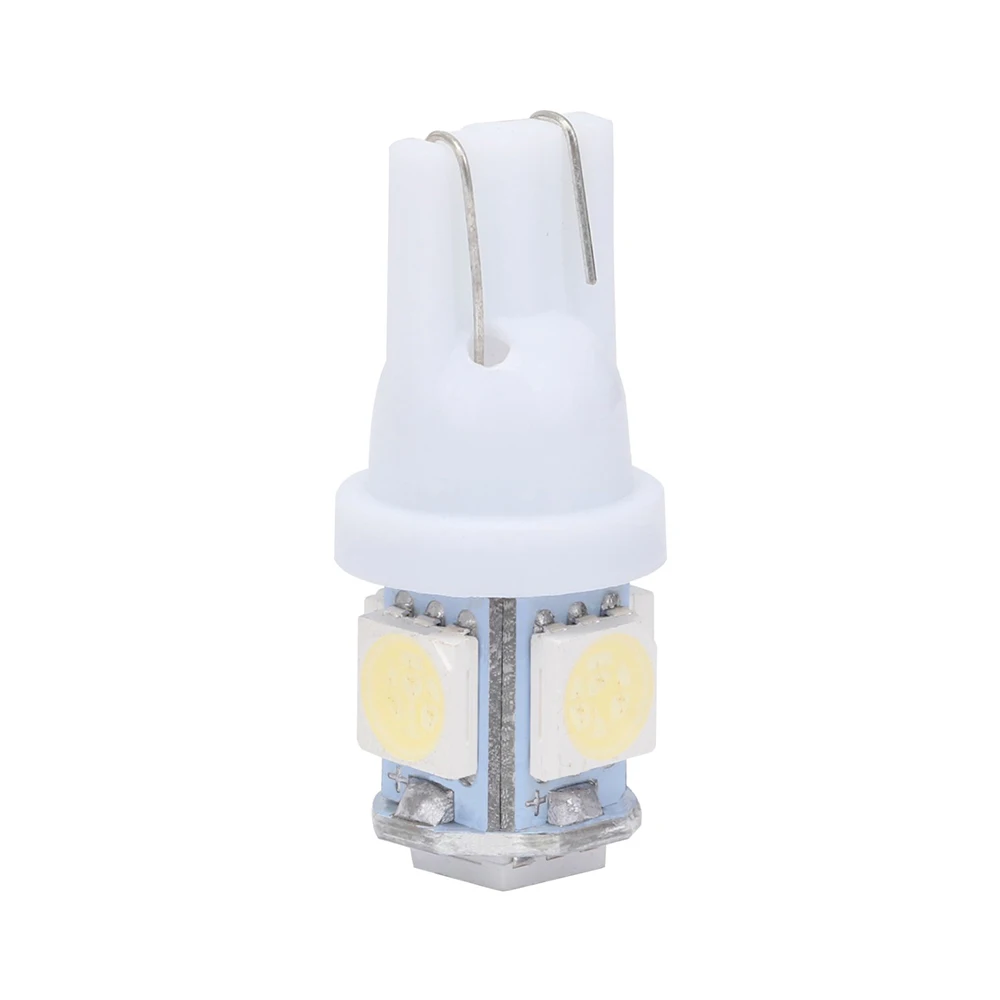 AOSHIKE, 20 шт., 12 В, 24 В, светодиодный Автомобильный светодиодный T10-5050-5SMD, клиновидный светодиодный светильник, лампа для чтения