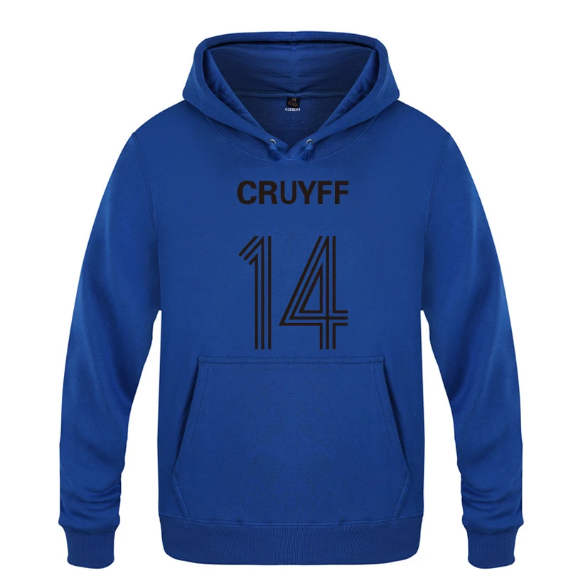 LAY HET JOHAN CRUYFF футбольные толстовки мужские мужские с капюшоном флисовый пуловер толстовки - Цвет: LAY HET