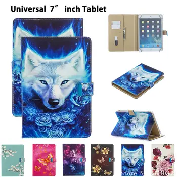 

funda tablet 7 inch universal Case For Huawei MediaPad T3 7.0 Cover For Samsung Tab A T280 Fashion Print Stand Skin Shell Capa