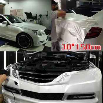 

PVC Car Sticker Bubble Free Exterior Accessories Decals Ceramic White Matte