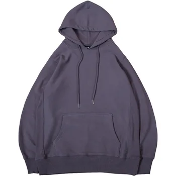 

Purple Casual New Fashion Hoodies Spring Autumn Hoodie Pure Color Simple Casual Pullover Couple Hoodie Solid Hooded
