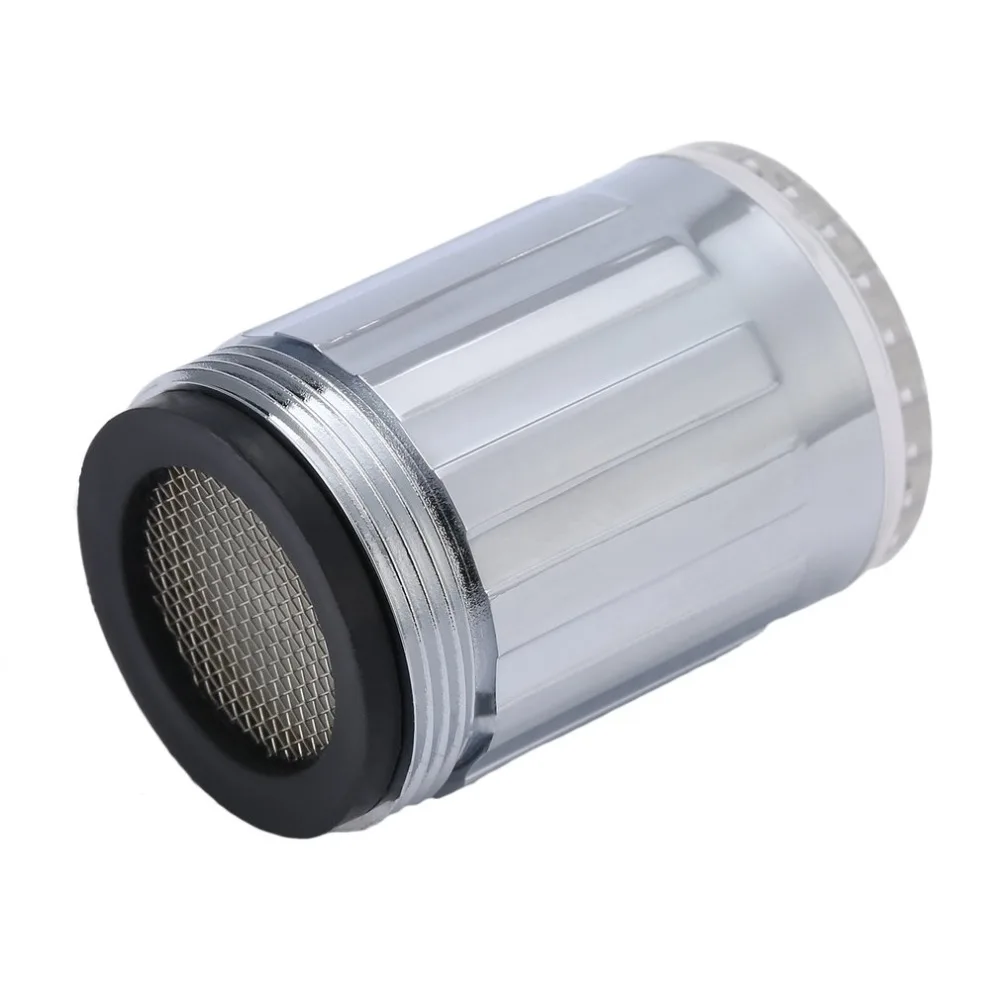 3 цвета кран мини Кухня Аксессуары для ванной комнаты водопроводный светодиодный светильник для душа датчик давления
