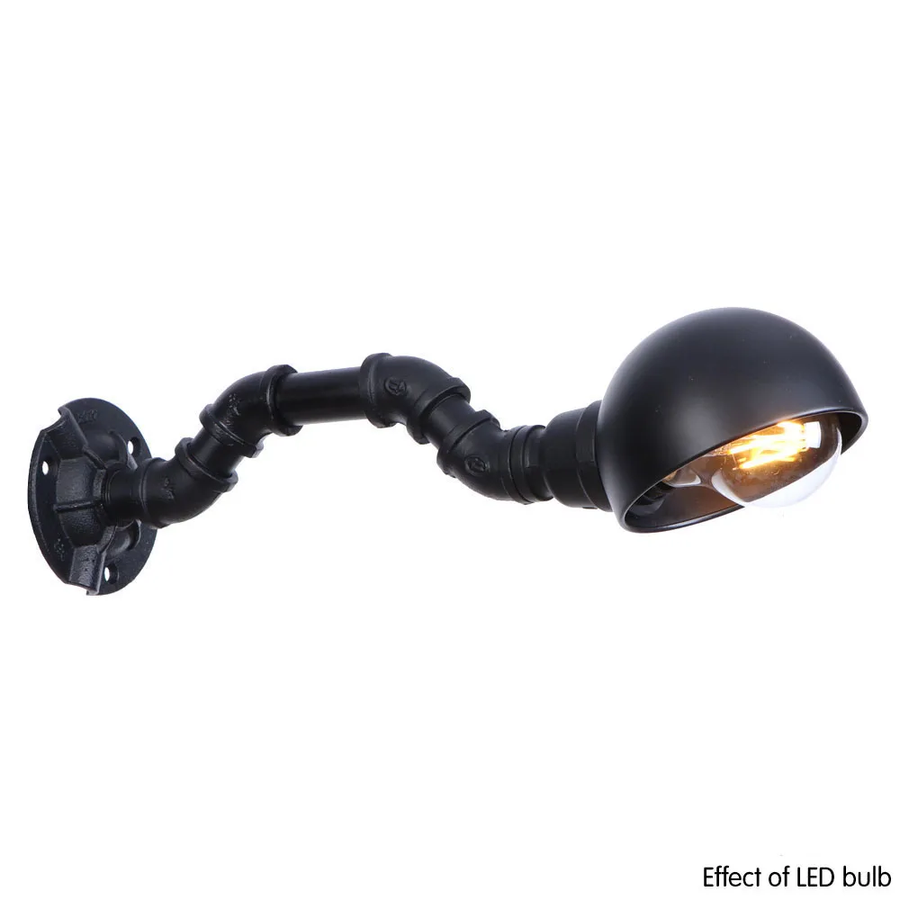 Скандинавский Лофт Декор светодиодный настенный светильник водопровод