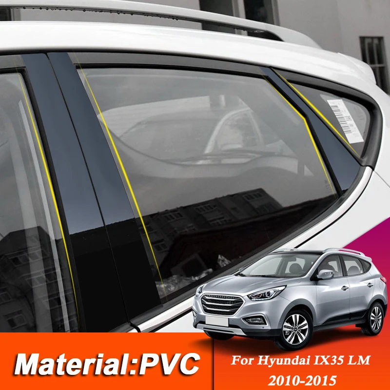 ПВХ стикер s для Hyundai IX35 LM 2010-2015 автомобильный Стайлинг автомобиля отделка окна
