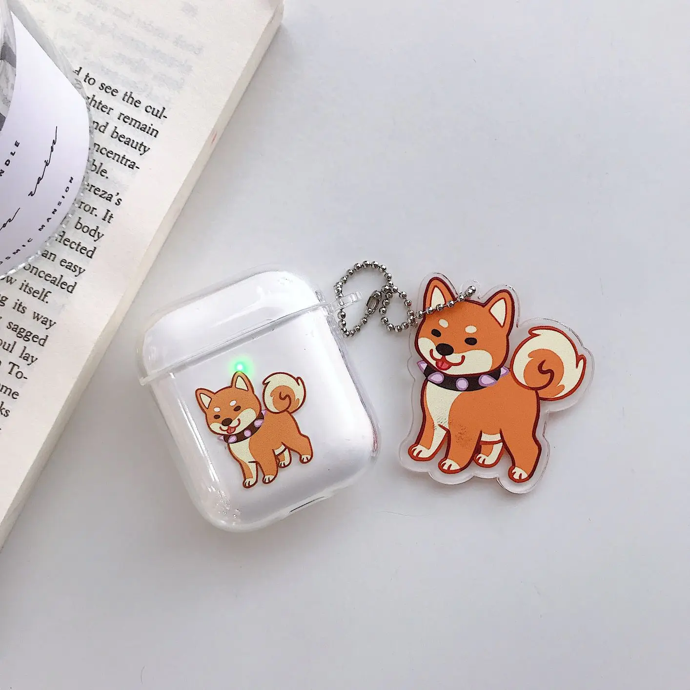 Чехол для Airpods милые наушники чехол для AirPods 1 2 мультфильм беспроводные airpods аксессуары для Airpods прозрачный мягкий ТПУ оболочка