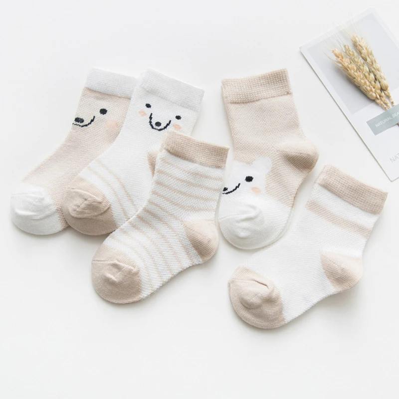 5 пар/комплект хлопковые носки для малышей новорожденных комплект мальчиков и