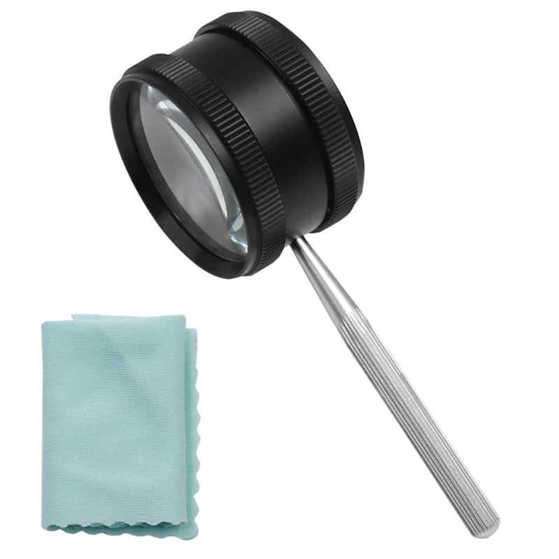 63HA 35x Magnifying Glass for Book Newspaper Reading Insect and Hobby Observation Kid Antique Jewelry Appraisal | Инструменты