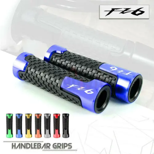 Motorcycle 7/8" Handlebar Grip Anti Skid Handle Bar Motorbike Hand Grips End For YAMAHA FZ6R FZ
