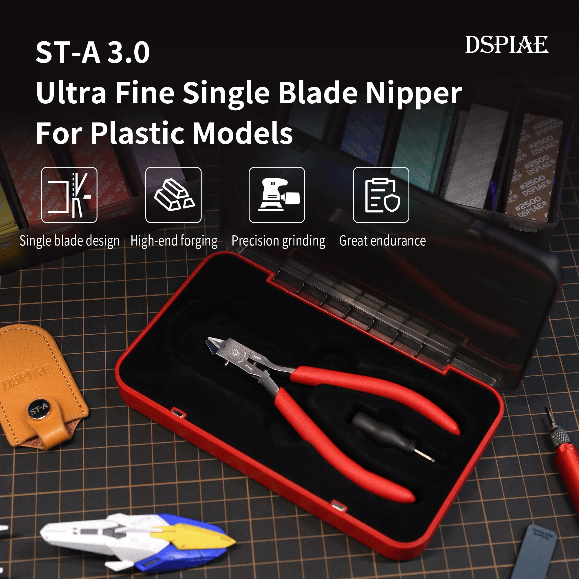 DSPIAE ST-A3.0 Model Single Blade Nipper 3.0 Set Modeling Hobby Cutting Craft Tools Accessory | Инструменты