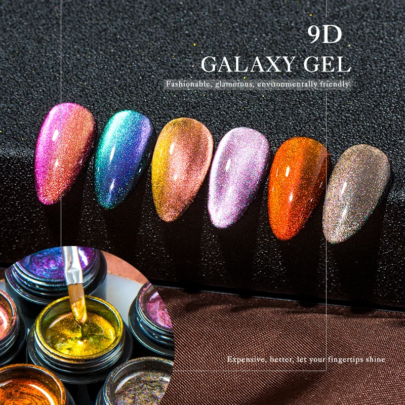 Mtssii 5 мл 9D Galaxy Cat Eyes светодиодный Гель-лак для ногтей Хамелеон для использования с магнитом УФ-лак для ногтей Блестящий гель нужен черный базовый слой