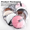 4pcs Reusable Discs Makeup Remover Pads Microfiber Cloth Face Cleansing Towel  Skin Care Washable Sponges Puff Clean Cosmetic 3