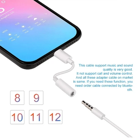 Для Lightning/3 5 мм переходники Кабель для подключения наушников iphone X 7 8 Plus 3 аудио USB