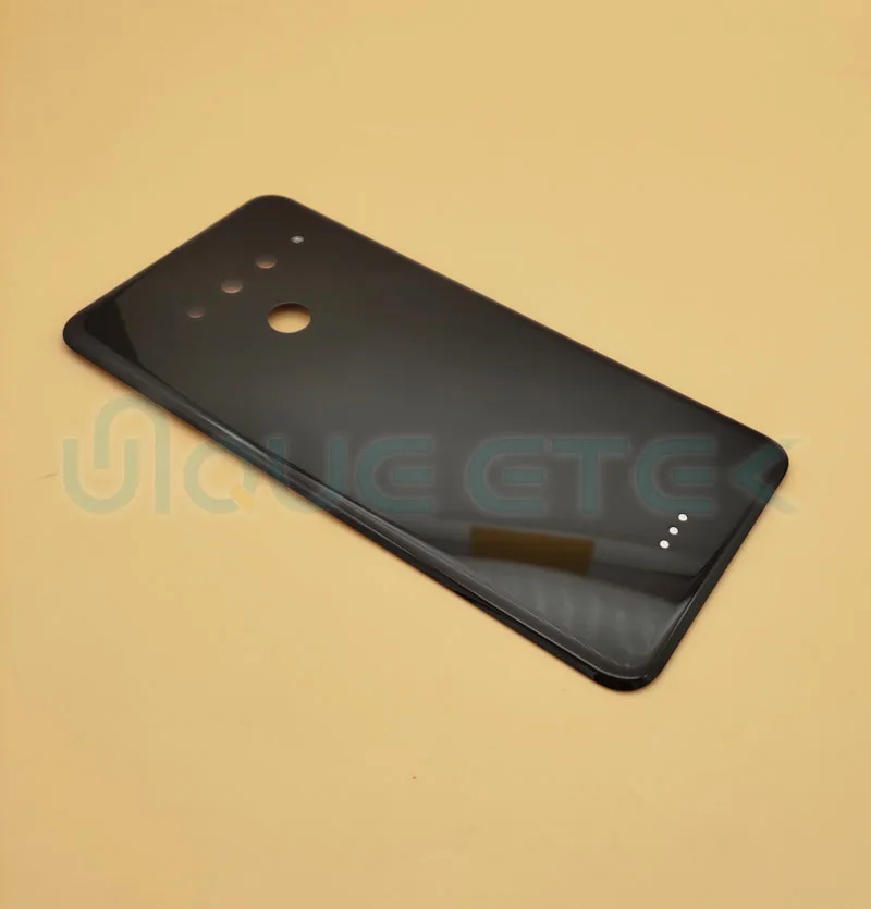 Черный Чехол для LG V50, задняя крышка для батареи, задняя крышка для двери, корпус из стекла, чехол для LG V50, крышка для батареи, запасные части - Цвет: Черный
