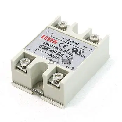 

24-380VAC 3-32VDC SSR-40DA 4 Terminals DC to AC Solid State Relay