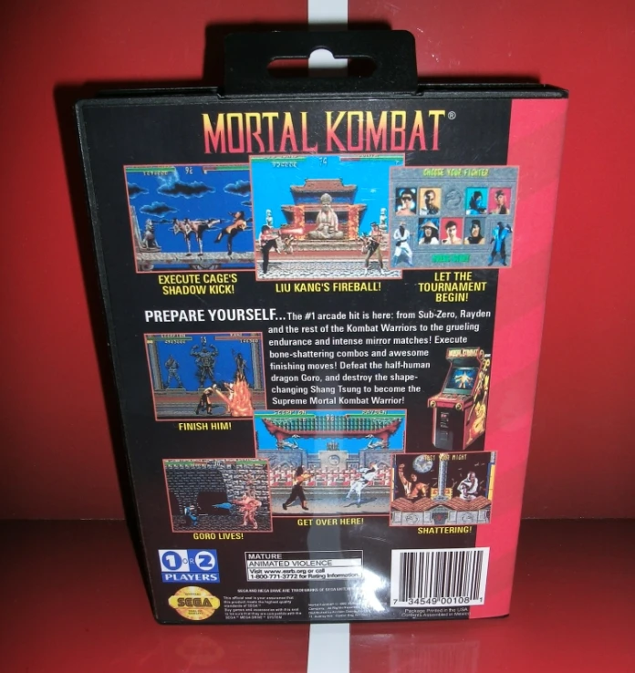 MD games card-Mortal Kombat 1 US чехол с коробкой и руководством для игровой консоли sega Megadrive Genesis 16 bit MD card