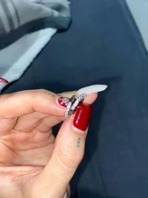 2020 nuevo gran oferta 100% Plata de Ley 925 auténtica de cristal círculo pendiente para las mujeres, joyería, regalo de fiesta de boda de compromiso